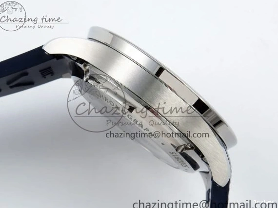 MIROTIME 0103 Casual Portuguese Chrono IW3716 Z+F 1:1 Best Edition White Dial on Blue Rubber Strap A 7016